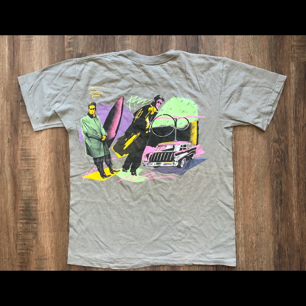 Vtg 1980s Ocean Pacific T Shirt L OP Surf Punk